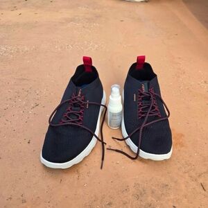 Geox Dark Sneakers with Blue Lining